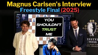 Magnus Interview (Winning Freestyle Final 2025)