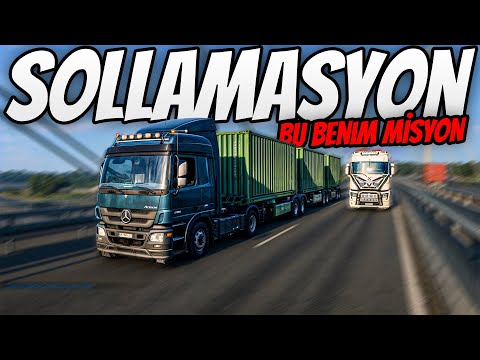 3 DORSE İLE JETE KALKARSAN NE OLUR ??? | MERCEDES ACTROS İLE SOLLAMA ŞOV | ETS 2 TRUCKERSMP