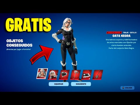 ✅COMO CONSEGUIR *LOTE GATA NEGRA* GRATIS EN FORTNITE / CAPITULO 5 TEMPORADA 4