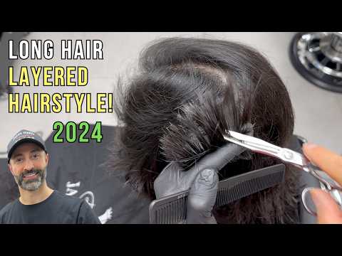 Long Hairstyle: How to Layer Long Hair, Scissors Cut, Jason Makki, Dubai UAE