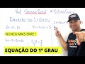 Resolvendo Equações do Primeiro Grau