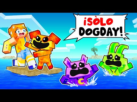 ¡Una Humana en la BALSA DOGDAY en Minecraft!