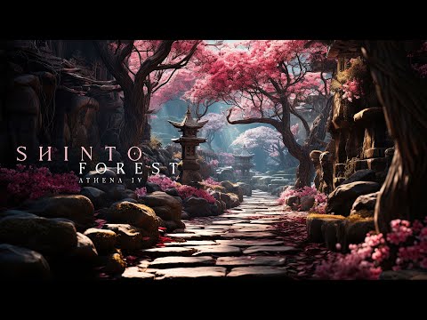 Relaxing Zen Music - Shinto Forest with Japanese Flute Music and Nature Sounds
