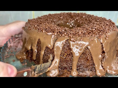 O MELHOR BOLO DE CHOCOLATE E O MELHOR BRIGADEIRO - RECEITA FÁCIL E DELICIOSA