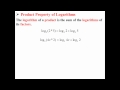 Understanding the Product Property of Logarithms
