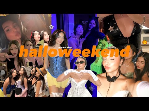 experience halloweekend with me! (grwm+pre)