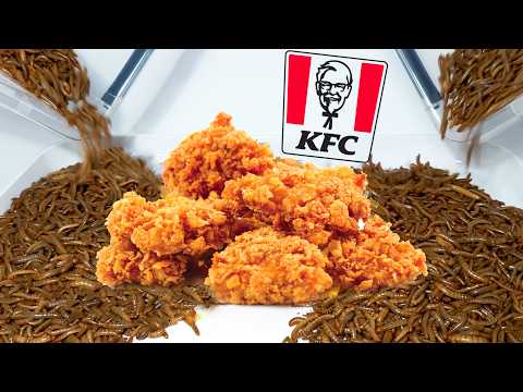 10 000 MEALWORMS VS KFC MENU