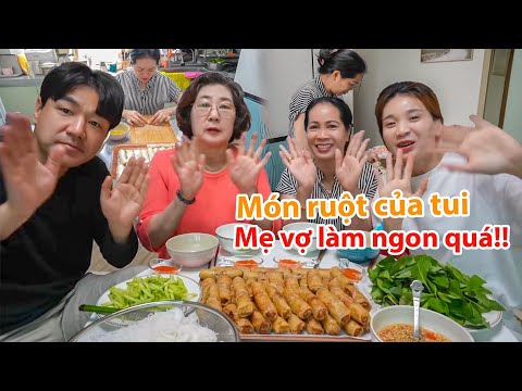 MẸ TƯ ĐI CHỢ MUA ĐỒ VỀ CUỐN CHẢ GIÒ KHIẾN CON RỂ VÀ BÀ SUI HÀN MÊ ĐẮM |1265|