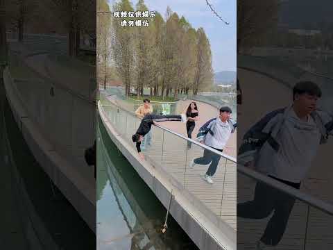 【跑酷小坤坤呀】我不允許妳們沒看過，看完記得洗眼睛！#極限星計劃#極限運動 #搞笑 #熱門電視居