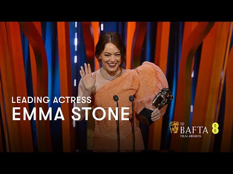 Emma Stone wins Leading Actress for Poor Things | EE BAFTA Film Awards 2024