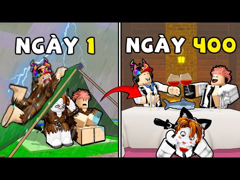 400 ngày xây dựng KHÁCH SẠN 5 SAO cùng @DuHao155 và @Baconmeoo trong 99 NIGHTS IN THE FOREST