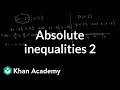 Understanding Absolute Value Inequalities