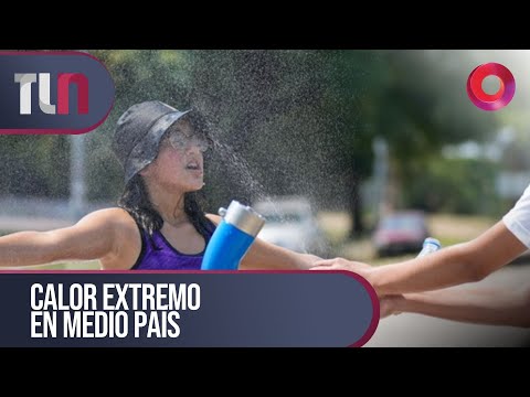 #TelenueveCentral | Calor extremo en medio país