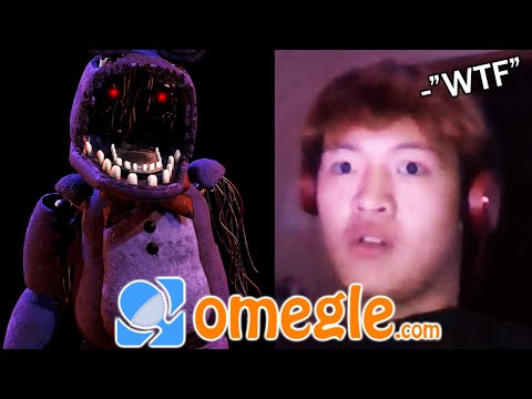 Withered Bonnie scares Omegle users (VR)