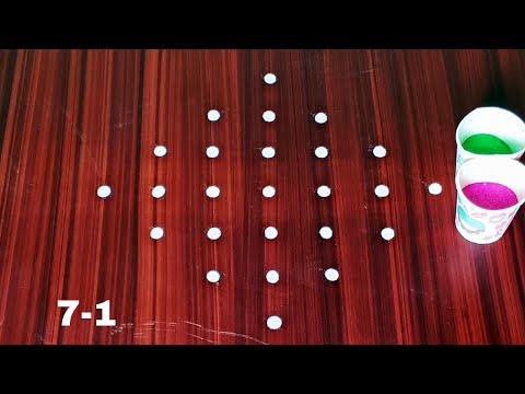 7-1 புள்ளி ஆனி மாத கோலங்கள். Simple daily use Dot kolam designs. Easy rangoli. Muggulu design