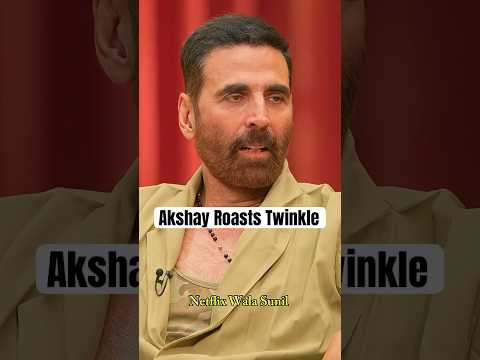 Akshay Roasts Twinkle Khanna 😂 @PrimeVideoIN #humor #bollywood #shorts
