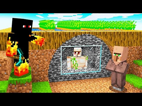 LOS GOLEMS SE ESCONDIERON DE MÍ EN MINECRAFT