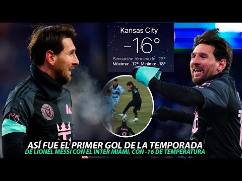 Así FUE el PRIMER GOL de la TEMPORADA para LIONEL MESSI, con TEMPERATURA BAJO CERO