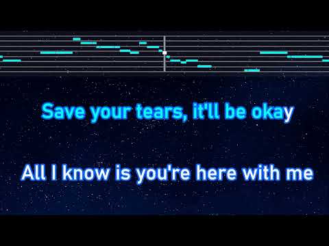 Practice Karaoke♬ Here With Me – d4vd 【With Guide Melody】 Instrumental, Lyric, BGM, 歌詞