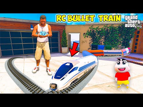 Franklin Trying To Make RC Mini Bullet Train In GTA 5 ! GTA 5 AVENGERS