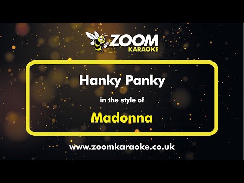 Madonna – Hanky Panky – Karaoke Version from Zoom Karaoke