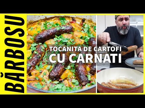 O vai...dar ce tocanita am facut! Tocanita de cartofi cu carnati proaspeti.