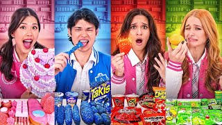 SOUR vs SWEET vs SALTY vs SPICY Food | AU ASMR