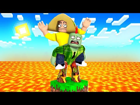 Overleef Op 1 Blokje In De Lava! (Roblox)