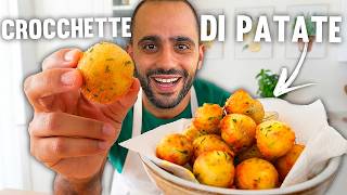 CROCCHETTE DI PATATE CON CREMA AL PARMIGIANO