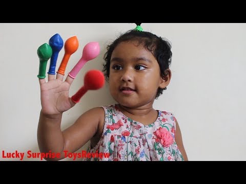 Learn Colors with Ishfi & Balloon Finger Family Song For Children
