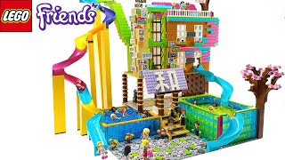 LEGO Friends: Secrets of a Japanese SPA: Slides, Jacuzzi & Water Beads!