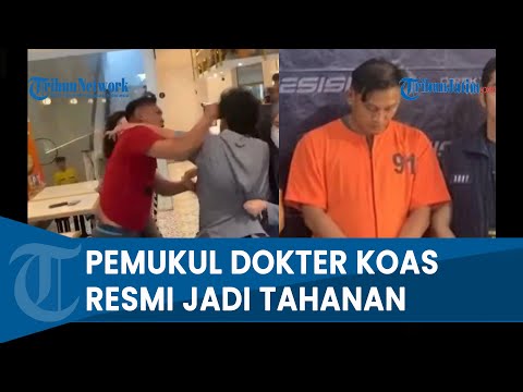 BREAKING NEWS: PENGANIAYA DOKTER KOAS RESMI TERSANGKA, Serahkan Diri dan Ditahan Polda Sumsel