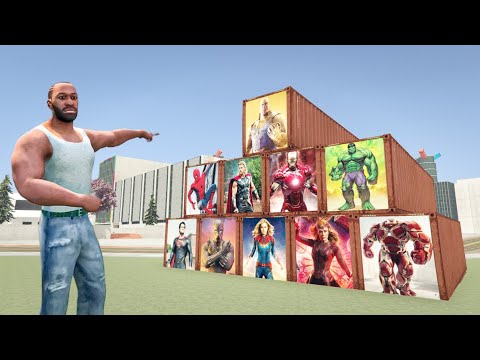 Franklin Open Avengers Mystery Box in INDIAN BIKE DRIVING 3D
