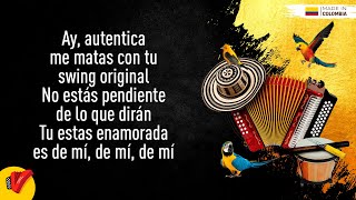 Auténtica, Peter Manjarrés & Sergio Luis Rodríguez, Video Letra - Sentir Vallenato