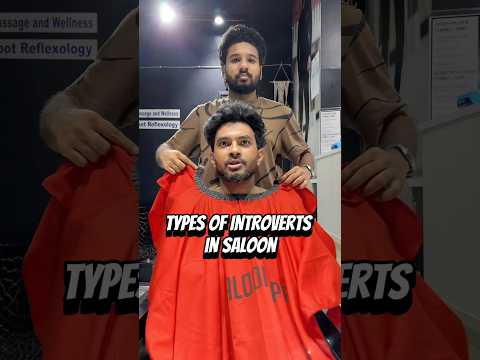 Types Of Introverts in Hair Saloon | #shorts #naaluvithamaravindh #haircut #introverts #typesof