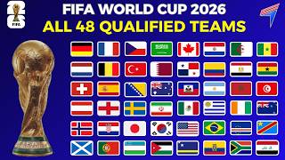 FIFA WORLD CUP 2026 • ALL 48 QUALIFIED TEAMS