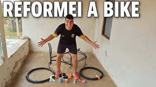 Reformei A BIKE QUE ENCONTREI No Lixo...