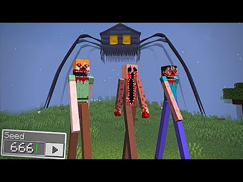 Creepy Moon Survival 😱 Facing Nightmarish Nextbots in a Minecraft Maze