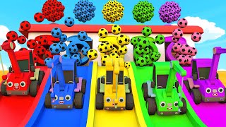 🔴 Wheels on the Bus - Nursery Rhymes & Kids Songs - Toddler Learning Video - Ms Rachel