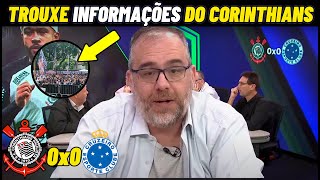 VESSONI ATUALIZOU AS INFORMAÇÕES DE DENTRO DO CORINTHIANS