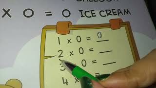 Multiplication📐📊📚 / multiply by zero 0️⃣/ easy multiplication