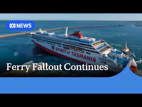 YouTube video thumbnail:  Spirit of Tasmania Ferries Operator Confirms it is Seeking Financial Help