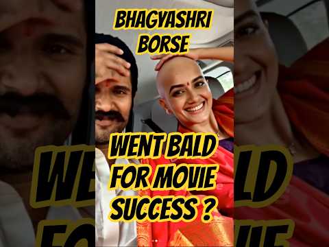 Bhagyashri Borse goes Bald for success of Kingdom Movie #shorts