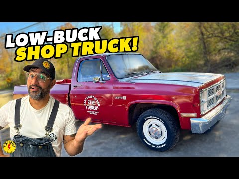 TRANSFORMING an ABANDONED $1500 Squarebody Pickup into a Killer Low Buck Shop Truck!