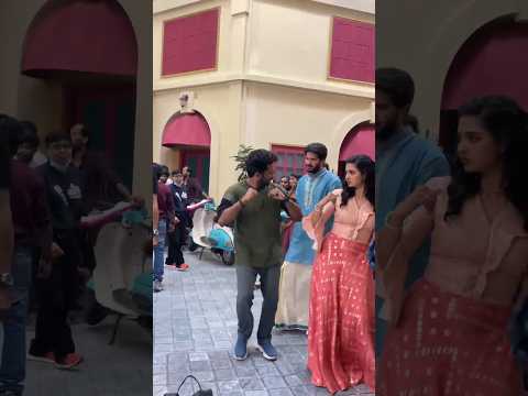 BEHIND THE SCENES OF TRENDS OXYGEN ADVERTISEMENT #dq #tibin #mamithabaiju #ad #dance #chreographer