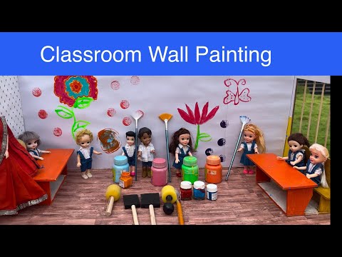 மண்வாசனை Episode 1003 | Classroom Wall Painting   | #bunty #nancy #chintu