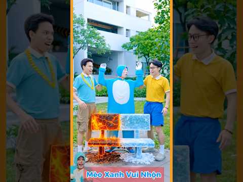 Fire vs Ice Chair | Cosplay Parody #doraemon #nobita #cosplay