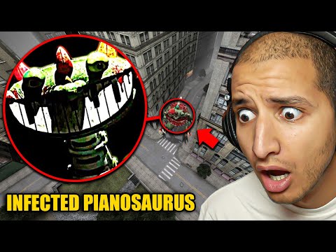 Drone Catches INFECTED PIANOSAURUS in a CITY...