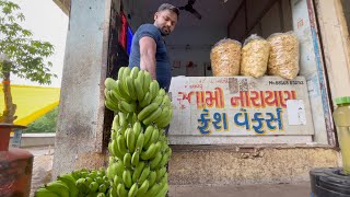 NEVER Seen Bananas This HUGE! Surat’s Ultimate Banana Chips Seller!