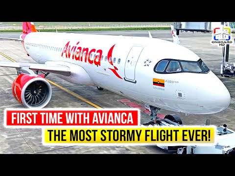 TRIP REPORT | The Biggest Storms I've Ever Seen! | AVIANCA A320Neo Business | New York to Bogota